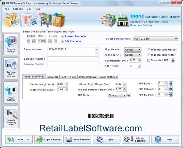 Retail Label Software software